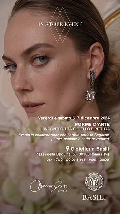 Forme d’arte l’incontro tra gioiello e pittura in-store event